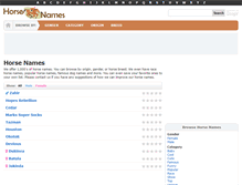Tablet Screenshot of funhorsenames.com